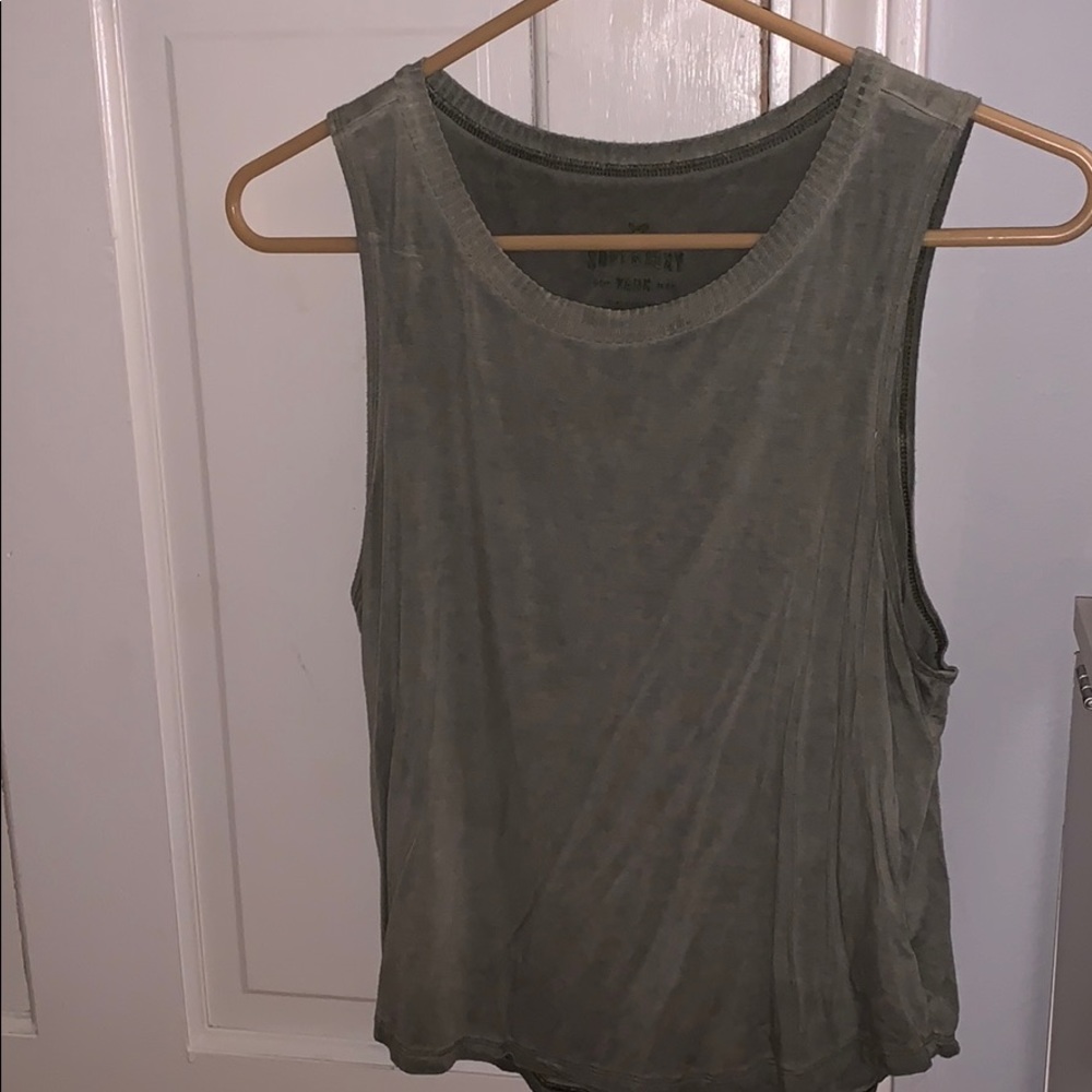 American Eagle soft and sexy Tank (olive Green)